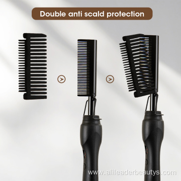 Electric Heat Pressing Straightening Hot Comb For Hair